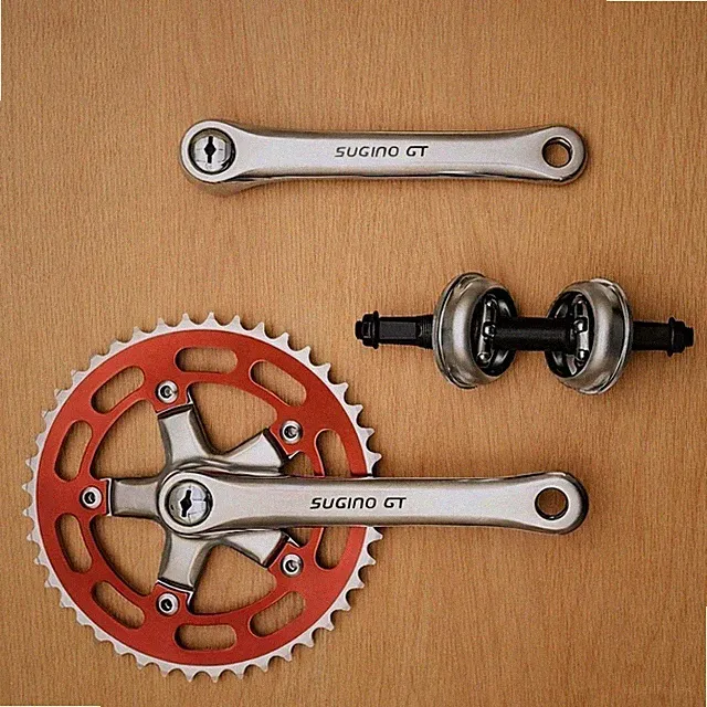 💥 175mm Cranks BMX Sugino GT Old Bike Super Maxy Cross Mongoose Haro Redline CW
