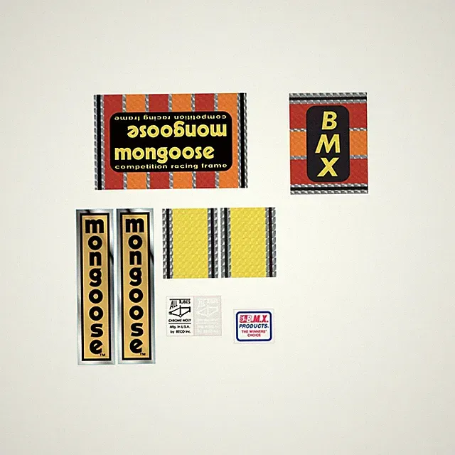 1978 Team Mongoose decal set