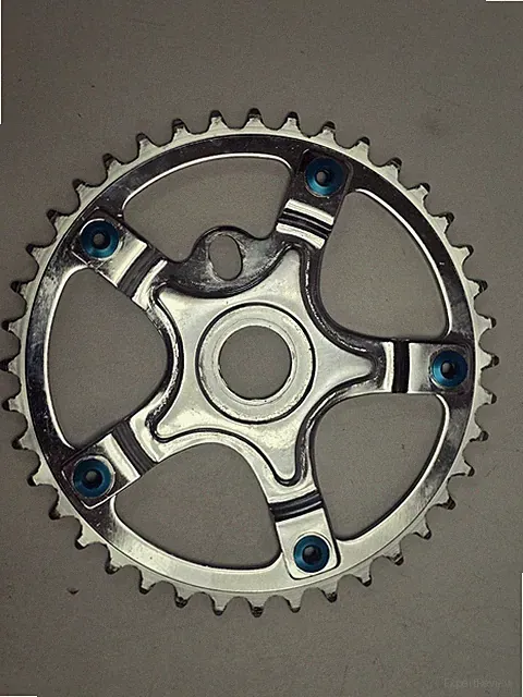 1982 Takagi Spider w Sprocket Chain Ring 40T Chrome OS BMX Mongoose DB GT