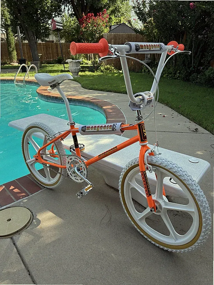 1984 Mongoose Expert Vintage BMX Bike Dayglo Orange Restored
