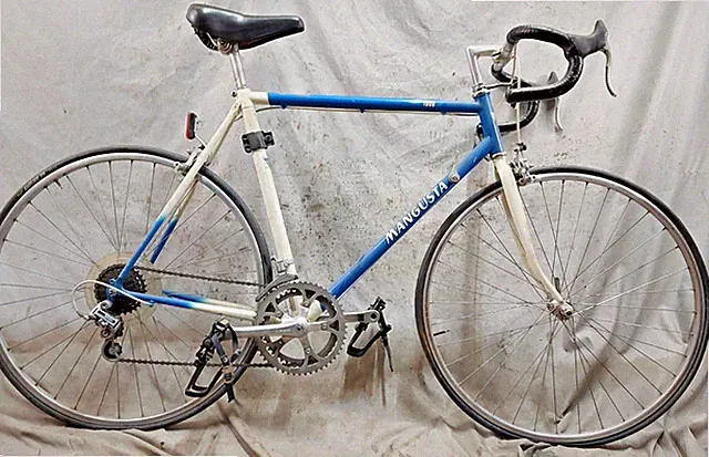 1988 Mangusta 1000 Touring Road Bike Large 58cm USA Made Retro Commuter Aluminum