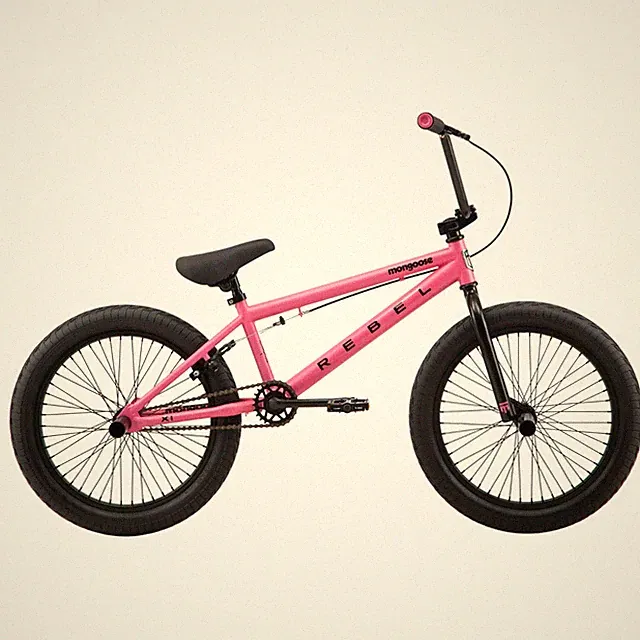 20" Rebel X1 BMX Bike Sturdy Frame w/ Front & Rear Pegs, Ages 8-12, Pink