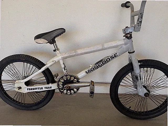 2009 Mongoose KO Team BMX Bike 20" White Gray Black Mid School GT haro dk