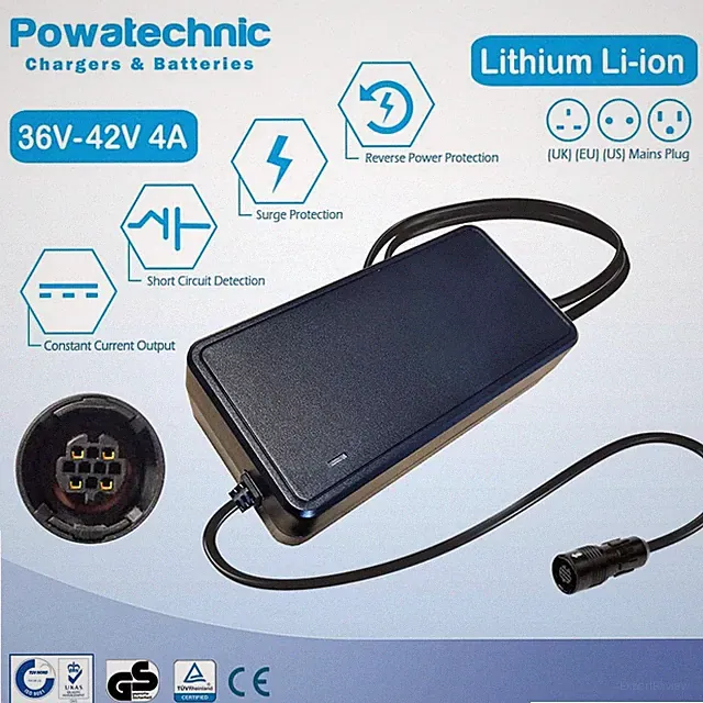 42V 4A HRS 4 pin Charger for 36V Babboe Cargo Winora Tour ebike - Yamaha system
