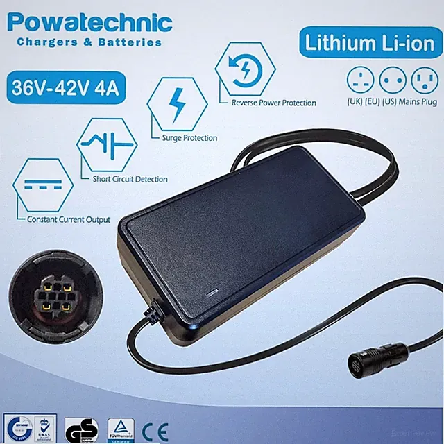 42V 4A HRS 4 pin Charger for 36V Haibike Sduro ebike - Yamaha PW drive system
