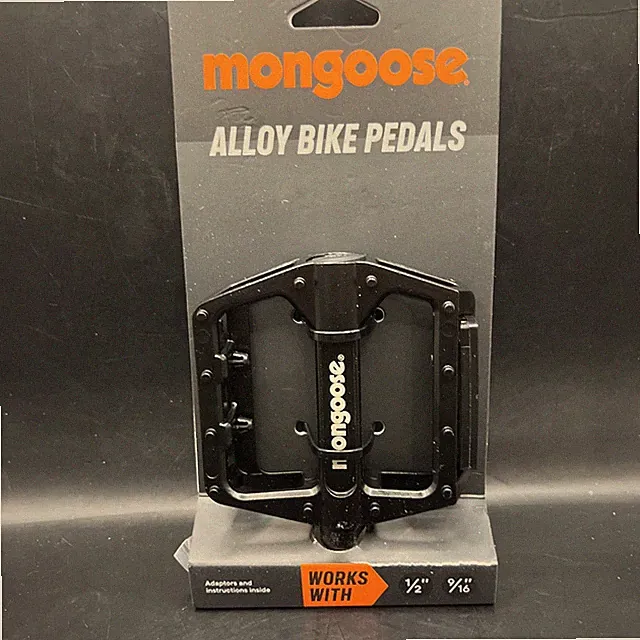 Bike Pedals Adult Mountain Bikes 1/2 9/16 Adapters Pedal Mongoose Replace Alumin