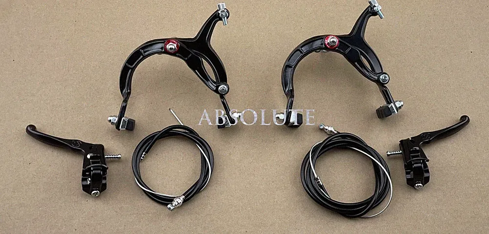 BLACK OLD SCHOOL BMX BIKE MX BRAKE CALIPER, CABLE&LEVER VINTAGE CRUISER BICYCLE