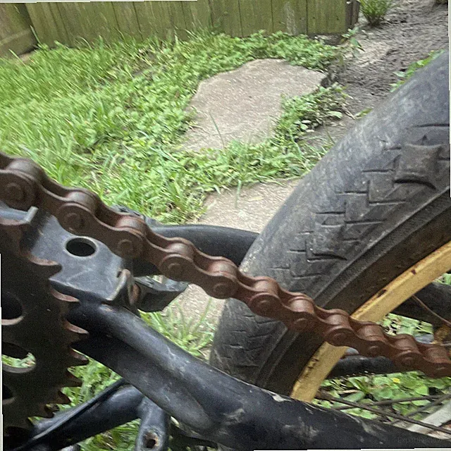 Brown Bicycle Chain Replacement Part for Bike Drivetrain