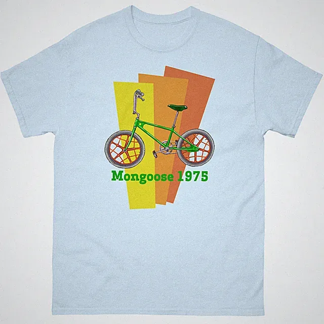 Mongoose 1975 T shirt Design BMX Bike
