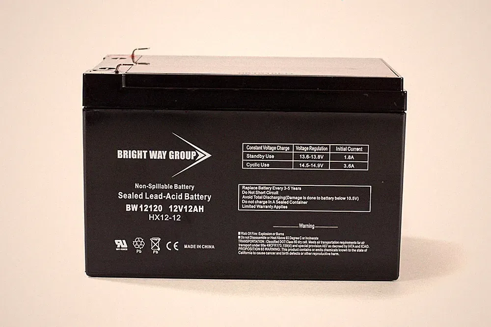 Mongoose CB24V450 Bike BW 12V 12AH F2 Electric Bicycle Replacement Battery