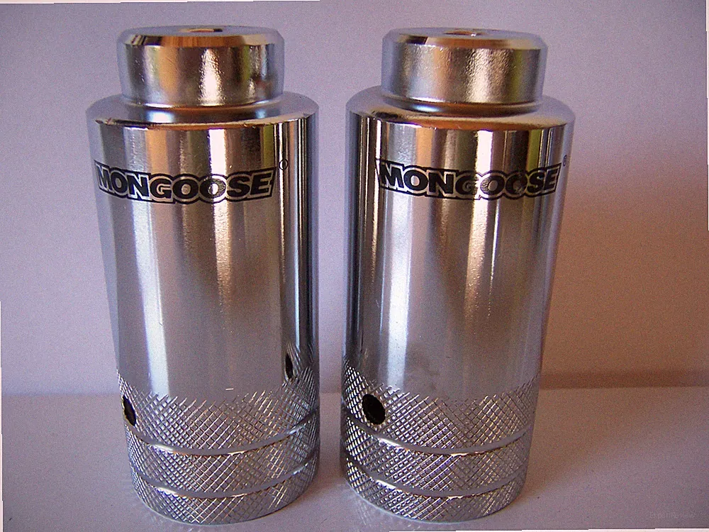 MONGOOSE Bicycle Pegs Threaded Oversized 26T Cro-moly BMX Lowrider Cruiser Bikes