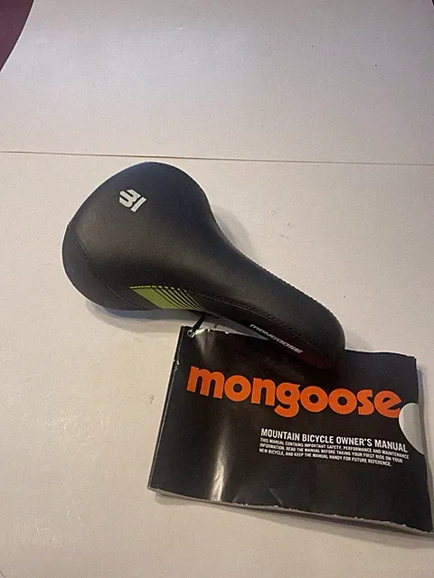 Mongoose Black Bicycle Seat
