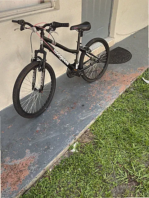 Mongoose Black Bike Used But Still In Good Condition