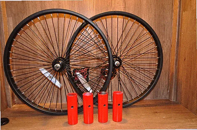 Mongoose BMX 20" Bike 48 Holes Wheelset Front & Rear Pegs Included.