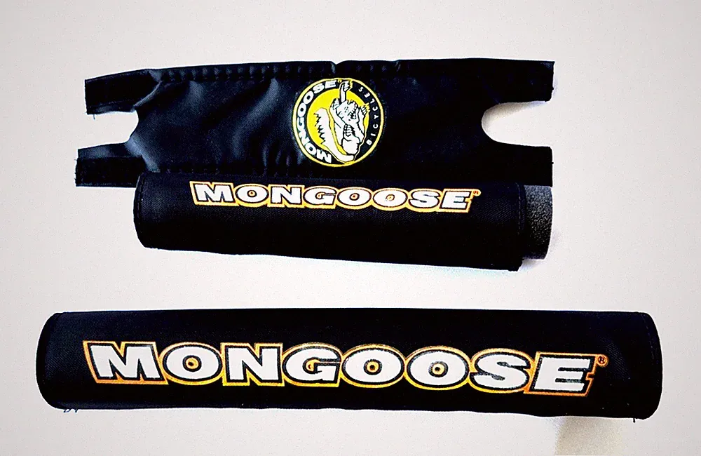 Mongoose BMX Bicycle Mid School Pad Set NOS Vintage 1998