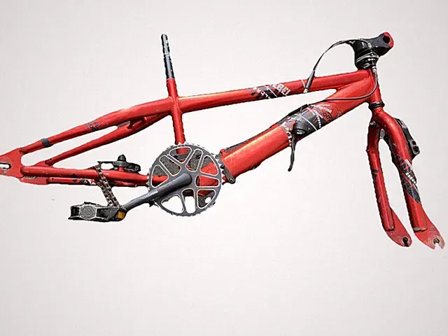 mongoose bmx Frame Chain Forks Pedals Rebel Red