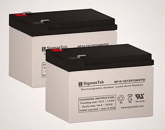 Mongoose CBAL24V450 Bike Electric Scooter, Battery Replacement Set by SigmasTek