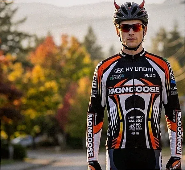 MONGOOSE CYCLING PERFORMANCE JERSEY MENS XL HOT SHOPPE FULL ZIP AIR CONTROL USA