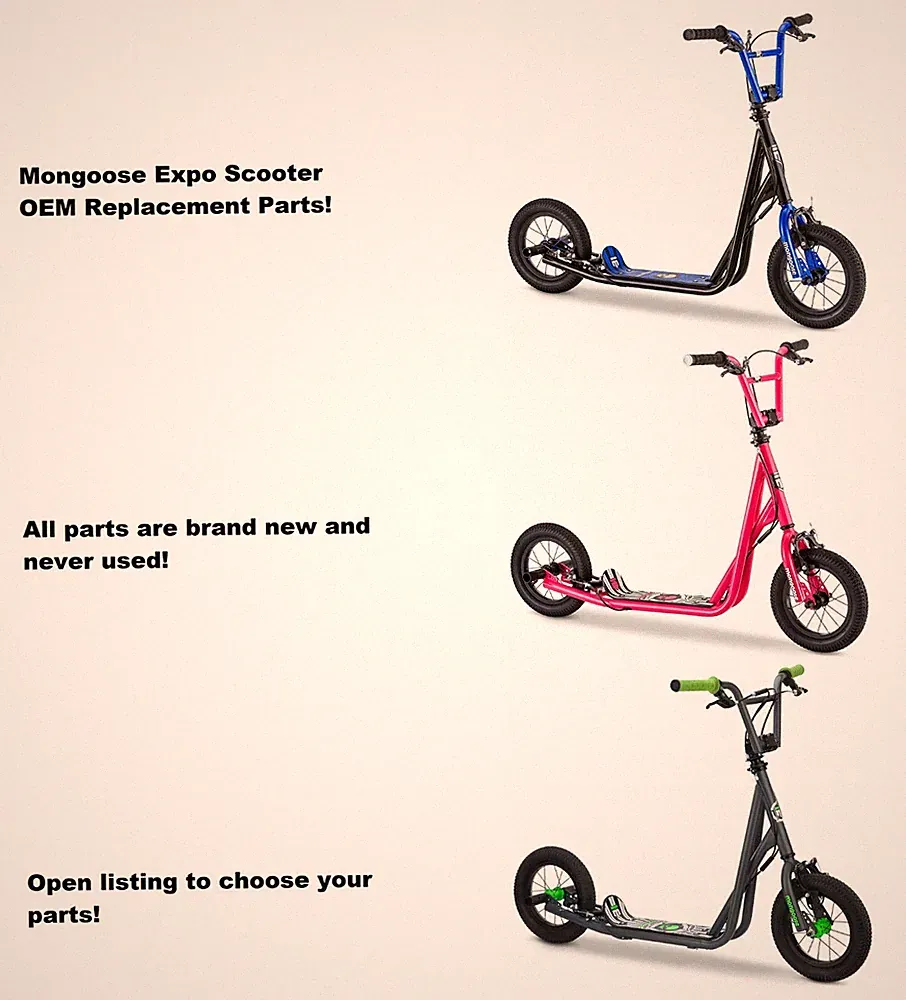 Mongoose Expo Scooter Replacement Parts (Blue, Green, & Pink): Choose your part!
