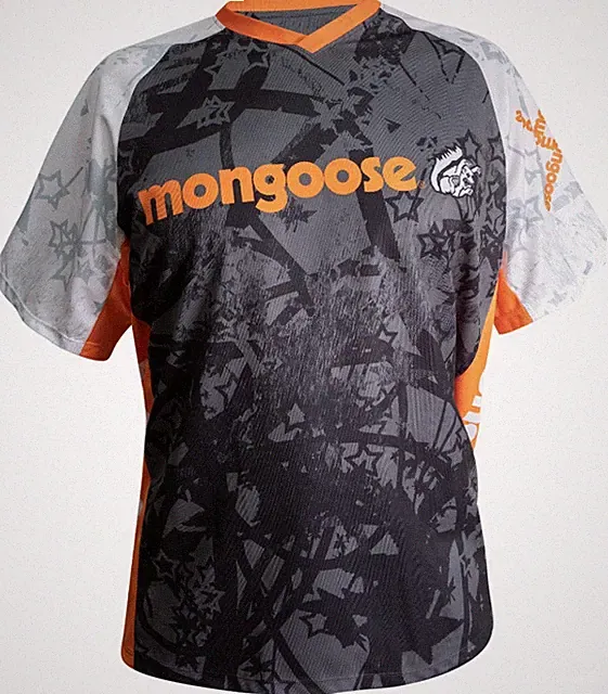 Mongoose Free Ride Short Sleeve Mens Performance Cycling Jersey