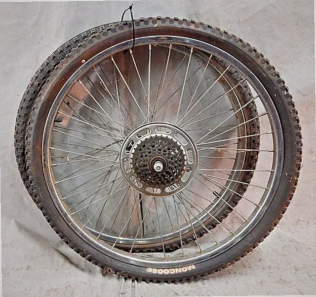 Mongoose Hybrid 26" MTB Bike Wheel Set Clincher 126/100mm Freewheel ForParts Art