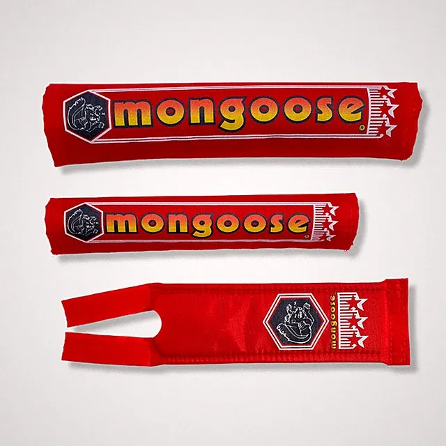 Mongoose Nylon pad set - RED 1984-1985