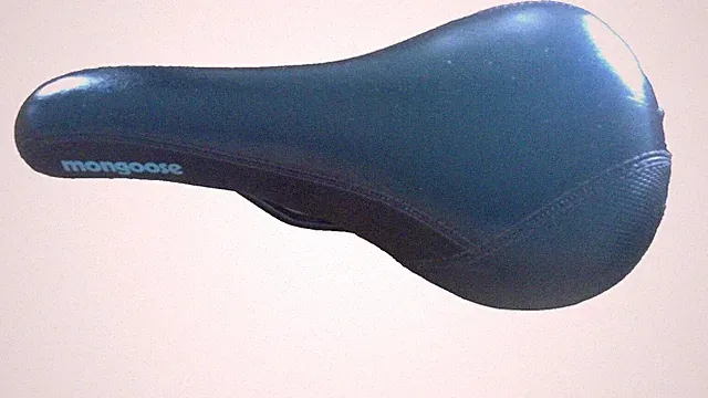Mongoose Padded Bicycle Seat/Saddle, Black Ladies Bicycle