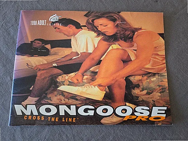 Mongoose Pro Bike Catalog 1998. Fold out poster.