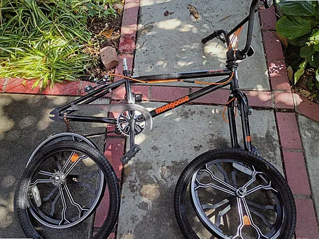 Mongoose Rebel Kids 20 inch BMX Bike - Black
