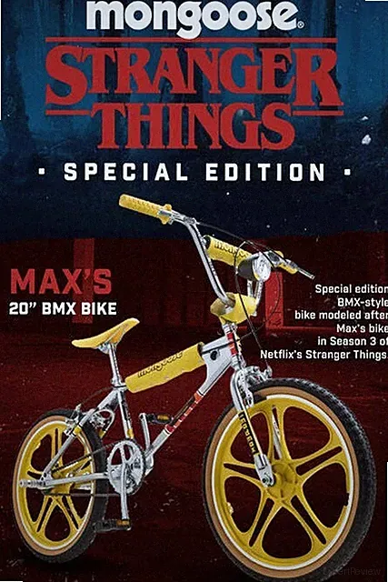 Mongoose Stranger Things Limited Edition 20inch Bike yellow new in box