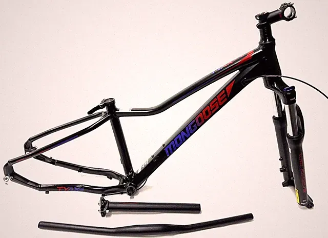 Mongoose Tyax Comp 27.5" Womens 148mm Thru Axle Disc Hardtail Small Frame + Fork