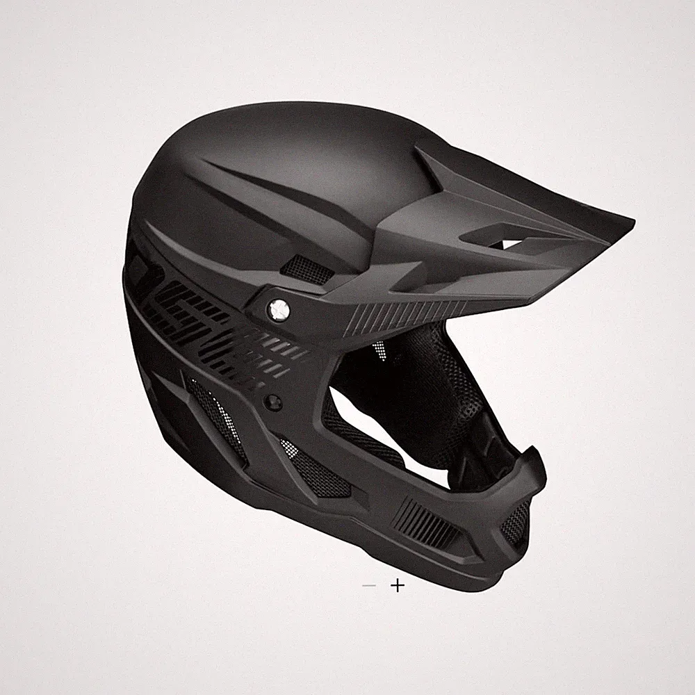 NEW Mongoose Adult Size XL Title Full Face Helmet Bicycle Helmet Black