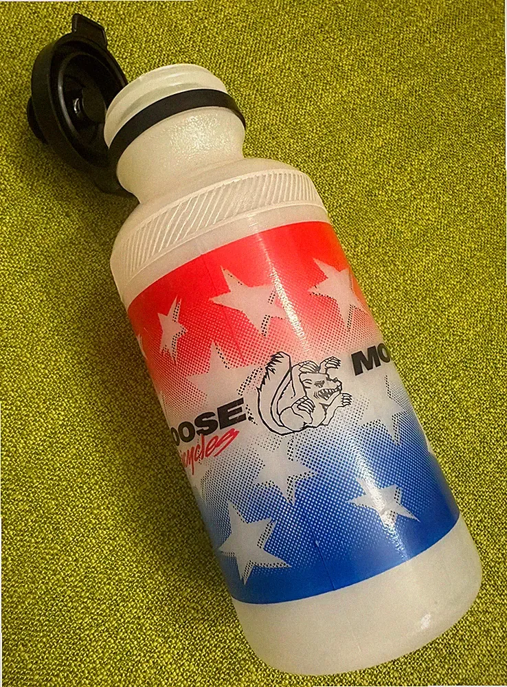 NOS Vintage MONGOOSE Water Bottle BIDON Botella CO-UNION USA Road MTB Gravel BMX