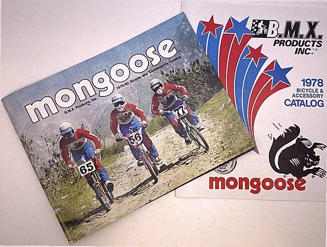 Old School BMX 1978 and 1979 MONGOOSE Bicycle & Accessory CATALOGS reprint