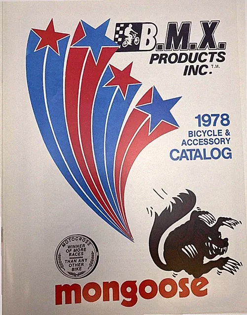 Old School BMX 1978 MONGOOSE Bicycle & Accessory CATALOG reprint