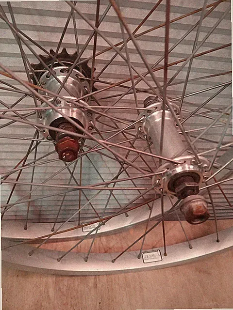 Old School Bmx Mongoose Supergoose 24 Inch Cruiser Wheels 3/8 Axle