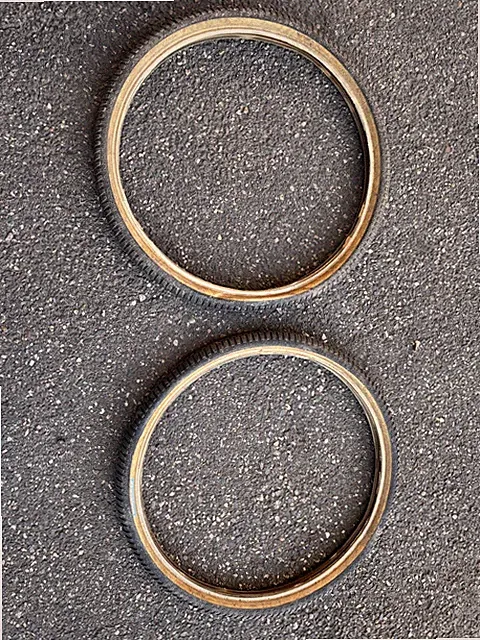 Set 2 Vintage Mongoose SKF DMC Tires BMX 20 x 1.75 Bicycle Gumwall Tan