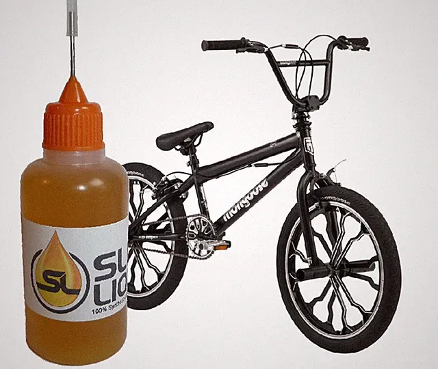 Slick Liquid Lube Bearings, BEST 100% Synthetic Lubricant for Mongoose Bicycles
