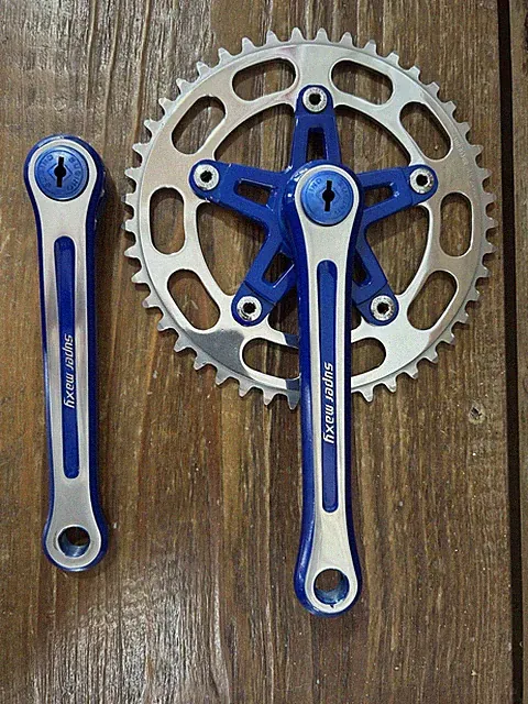 Sugino Super Maxy Cranks 165 mm Old School BMX Vintage Cruiser Fixie Mongoose