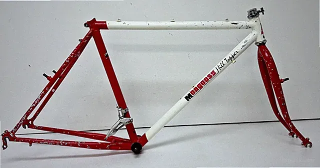 Vintage 1988 Mongoose Hill Topper 18" C-C 4130 CrMo Mountain Bike Frame/Fork++