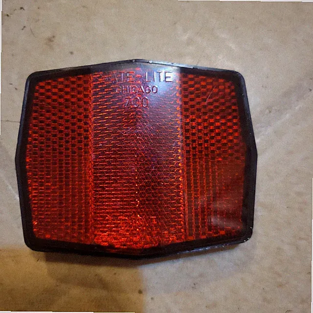 Vintage Bike Sate-Lite Reflector Rear Mount No. 707 Mongoose Old School BMX