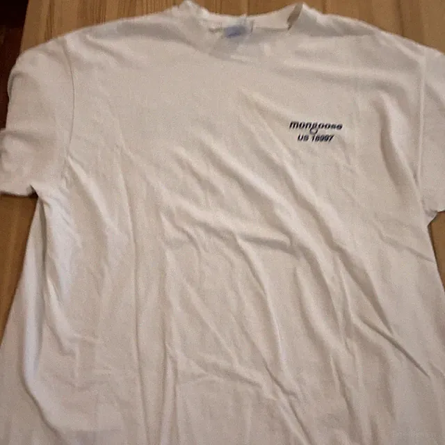 Vintage Mongoose Bike Logo BMX Mountain Bicycles Shirt XL 18997
