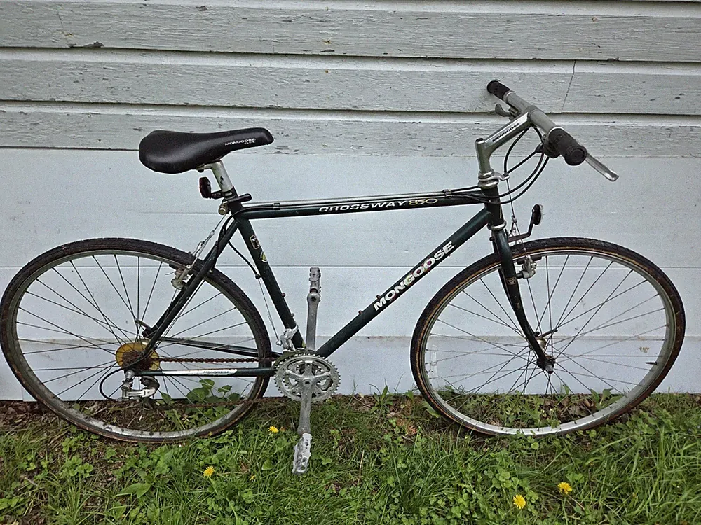 Vintage Mongoose Crossway Gravel Hybrid Bike Tange Chromoly 19" Frame