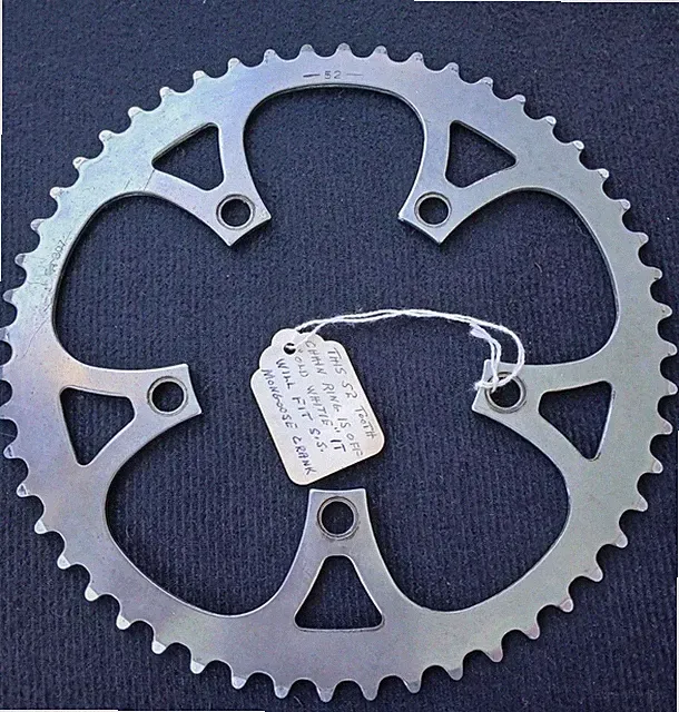Vintage SR 307 Aluminum Bicycle Chainring 52T Will Fit S.S. MONGOOSE Crank