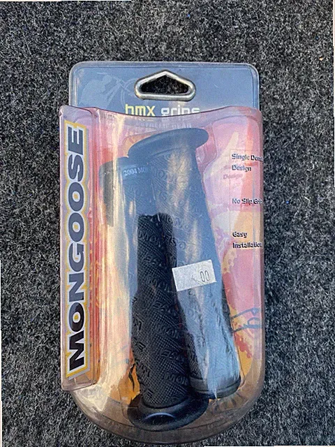 Vtg Mongoose BMX Extreme Gear Handlebar Grips Non-Slip Single Density Design 04’